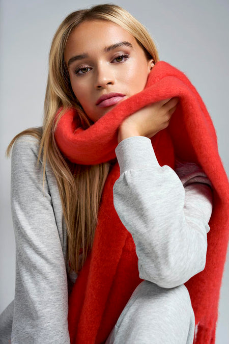 Wintersjaals Rood - ONLY®