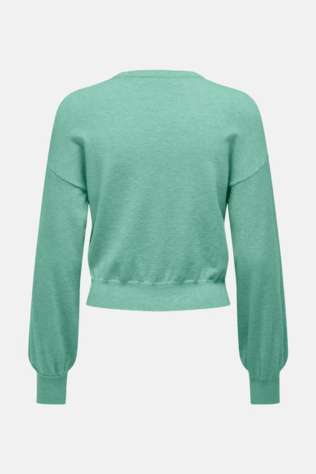 ONLMELANIE STAR L/S PULLOVER EX KNT