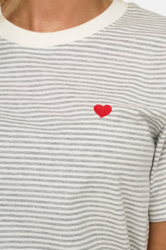 T-shirt met korte mouwen - Grijs