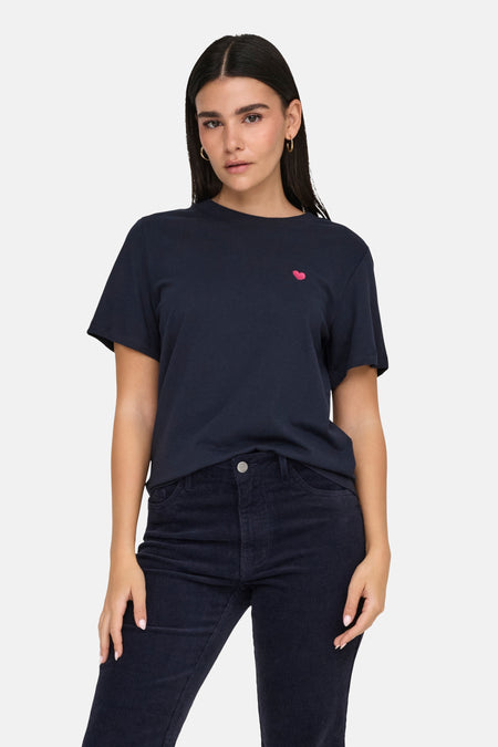 T-shirt (korte mouwen) blauw - JDY