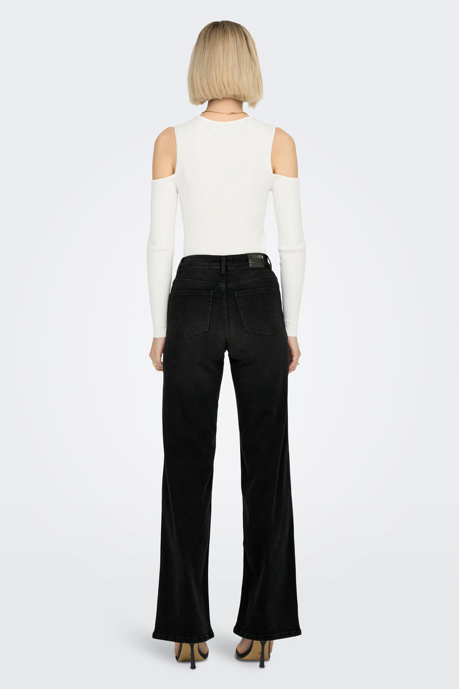 MADISON BLUSH - black denim