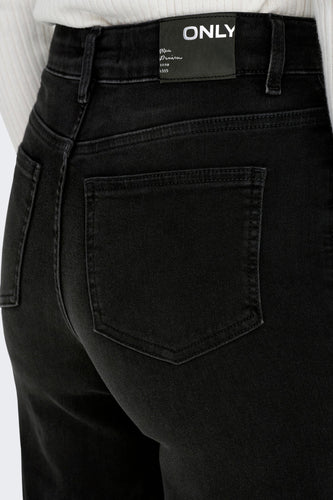 MADISON BLUSH - black denim