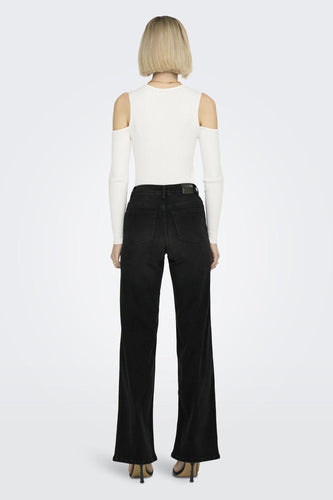 MADISON BLUSH - black denim