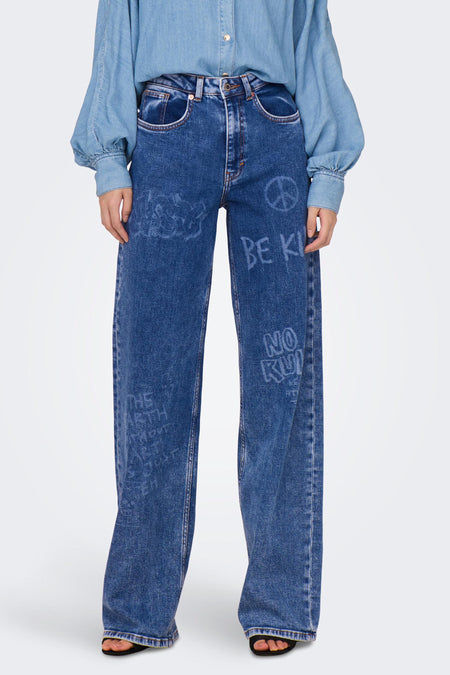 Jeans wide Mid blue denim - ONLY®