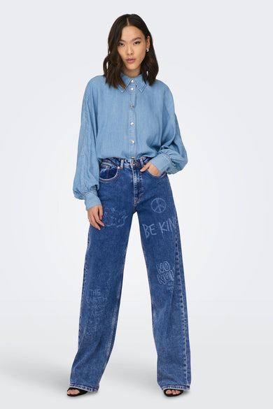 Jeans wide Mid blue denim - ONLY®