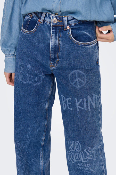 Jeans wide Mid blue denim - ONLY®