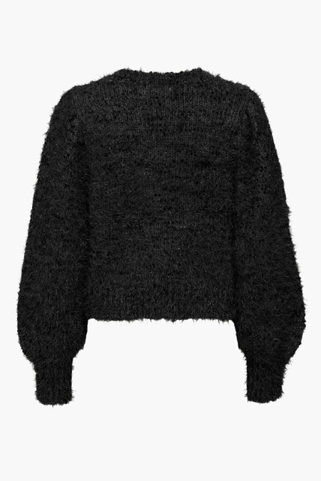 ONLFANTASTICO LS GLITTER O-NECK KNT