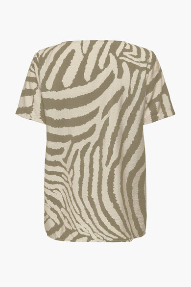 T-shirt met korte mouwen - beige
