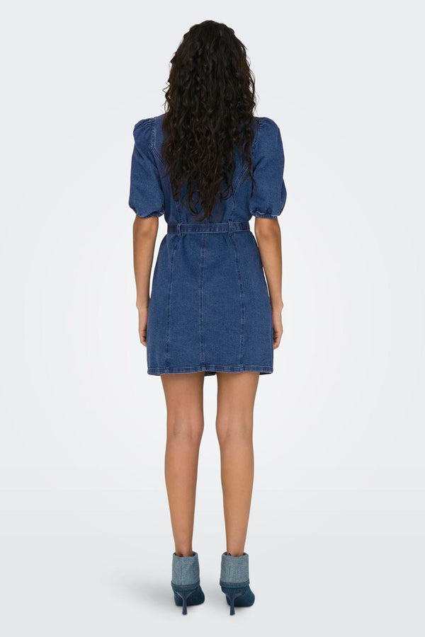 Kleedjes (korte mouwen) Mid blue denim - ONLY®