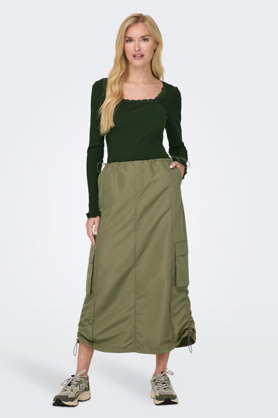 Rok (lang) Bruin - ONLY®
