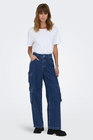 Wide jeans - light blue denim