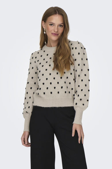 JDYSIGRID LIFE L/S ON PUFF PULL KNT NOOS