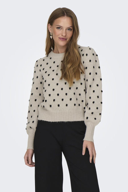 JDYSIGRID LIFE L/S ON PUFF PULL KNT NOOS