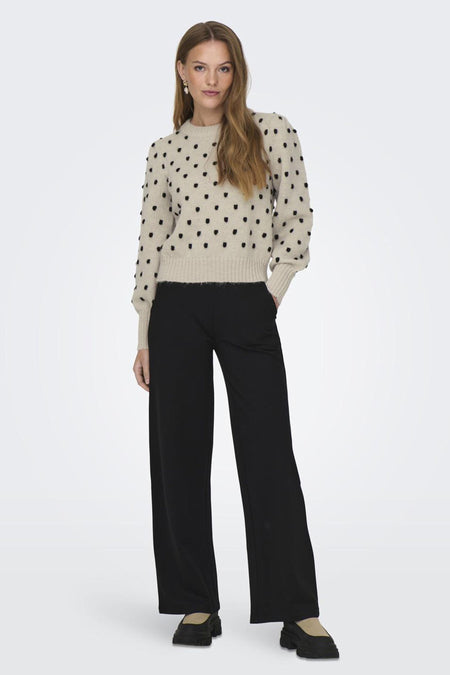 JDYSIGRID LIFE L/S ON PUFF PULL KNT NOOS