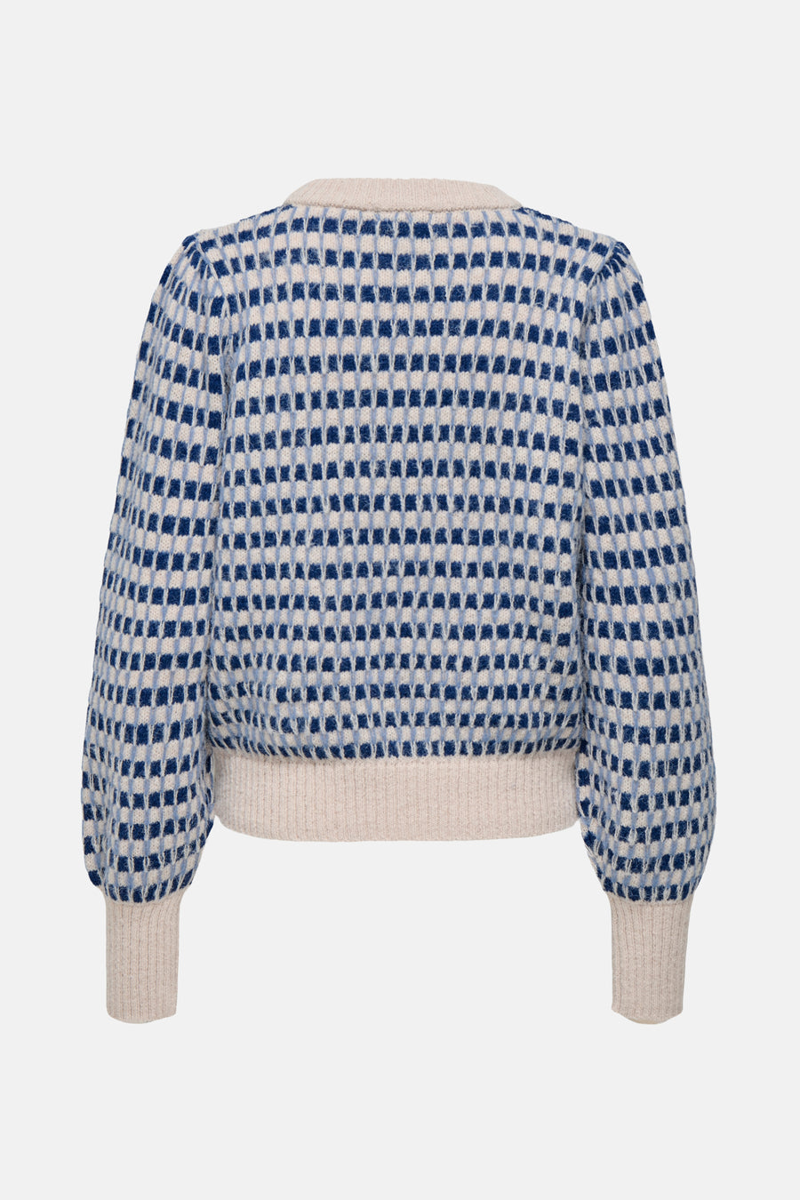 Pull met ronde hals - Blauw - JDY