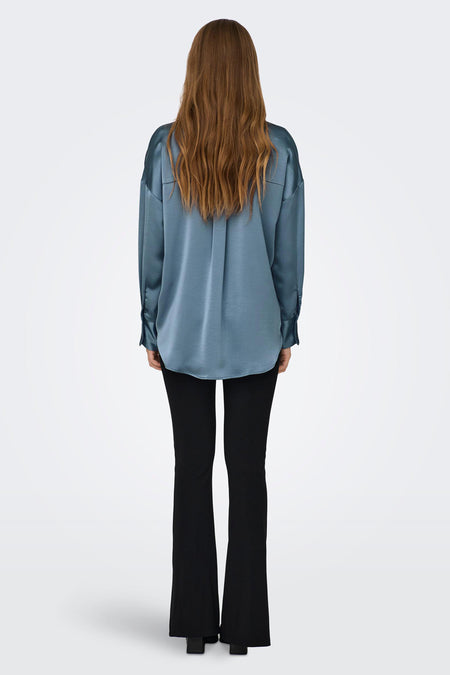 Hemd met lange mouwen - blauw