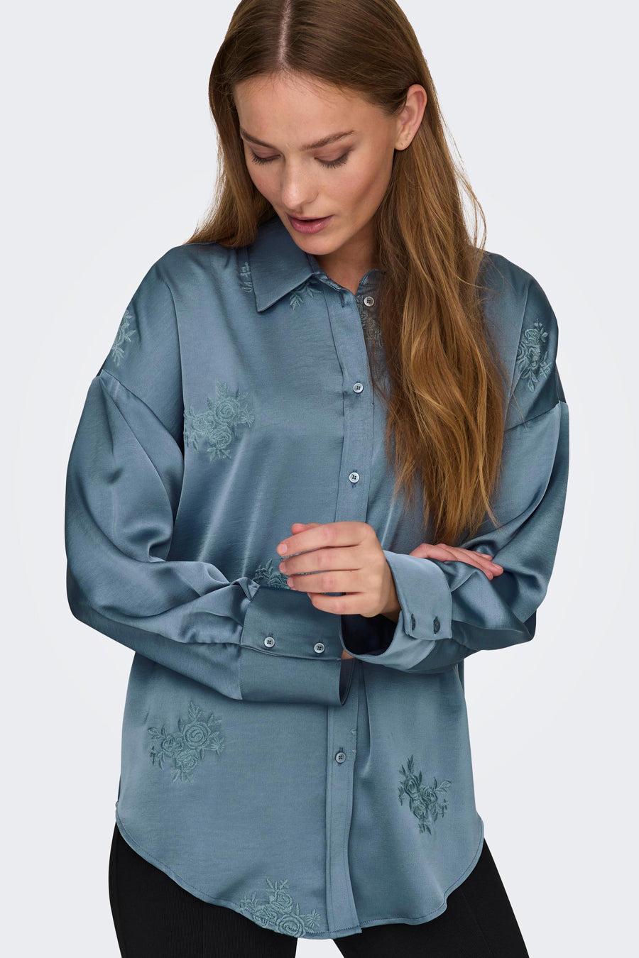 Hemd met lange mouwen - blauw
