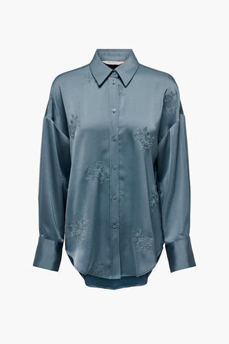 Hemd met lange mouwen - blauw