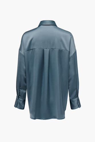 Hemd met lange mouwen - blauw
