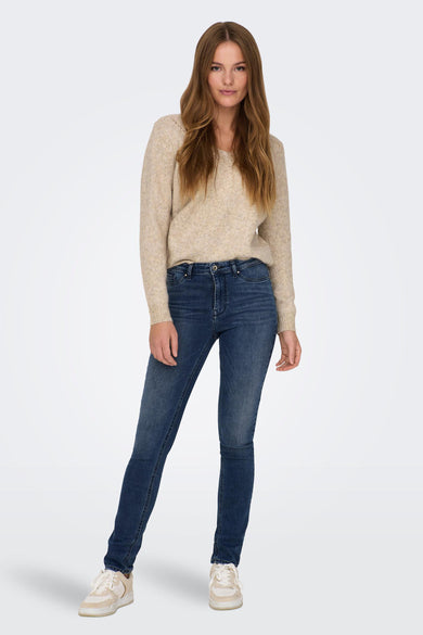 Skinny jeans - dark blue denim