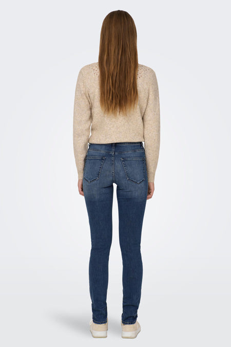Skinny jeans - dark blue denim