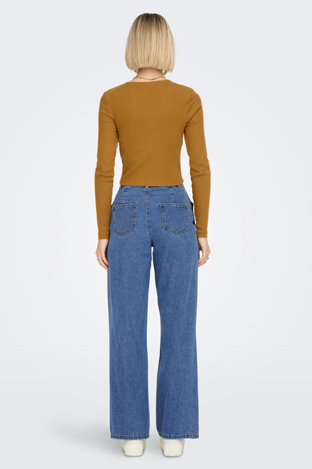 Top (lange mouwen) Bruin - ONLY®