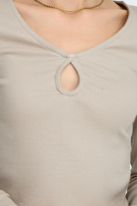 Top (lange mouwen) Bruin - ONLY®