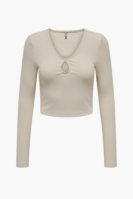 Top (lange mouwen) Bruin - ONLY®