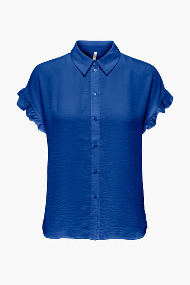 Hemd met korte mouwen - blauw