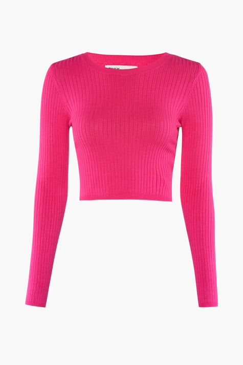 Trui met ronde hals Roze - ONLY®