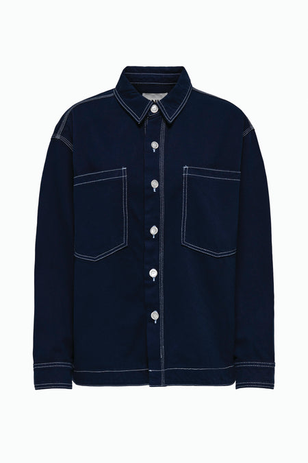 Chemise &agrave; manches longues - bleu
