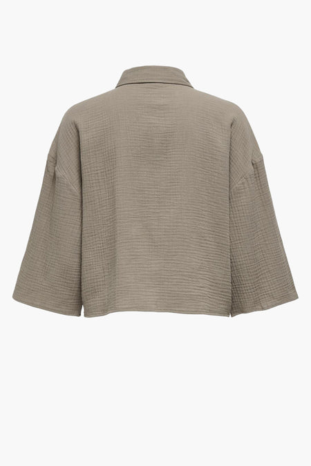 JDYTHEIS LIFE 3/4 CROP SHIRT WVN NOOS
