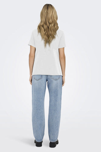 T-shirt met korte mouwen - ecru