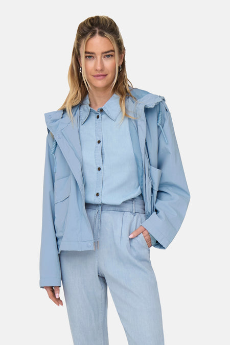 Korte jas Blauw - ONLY®