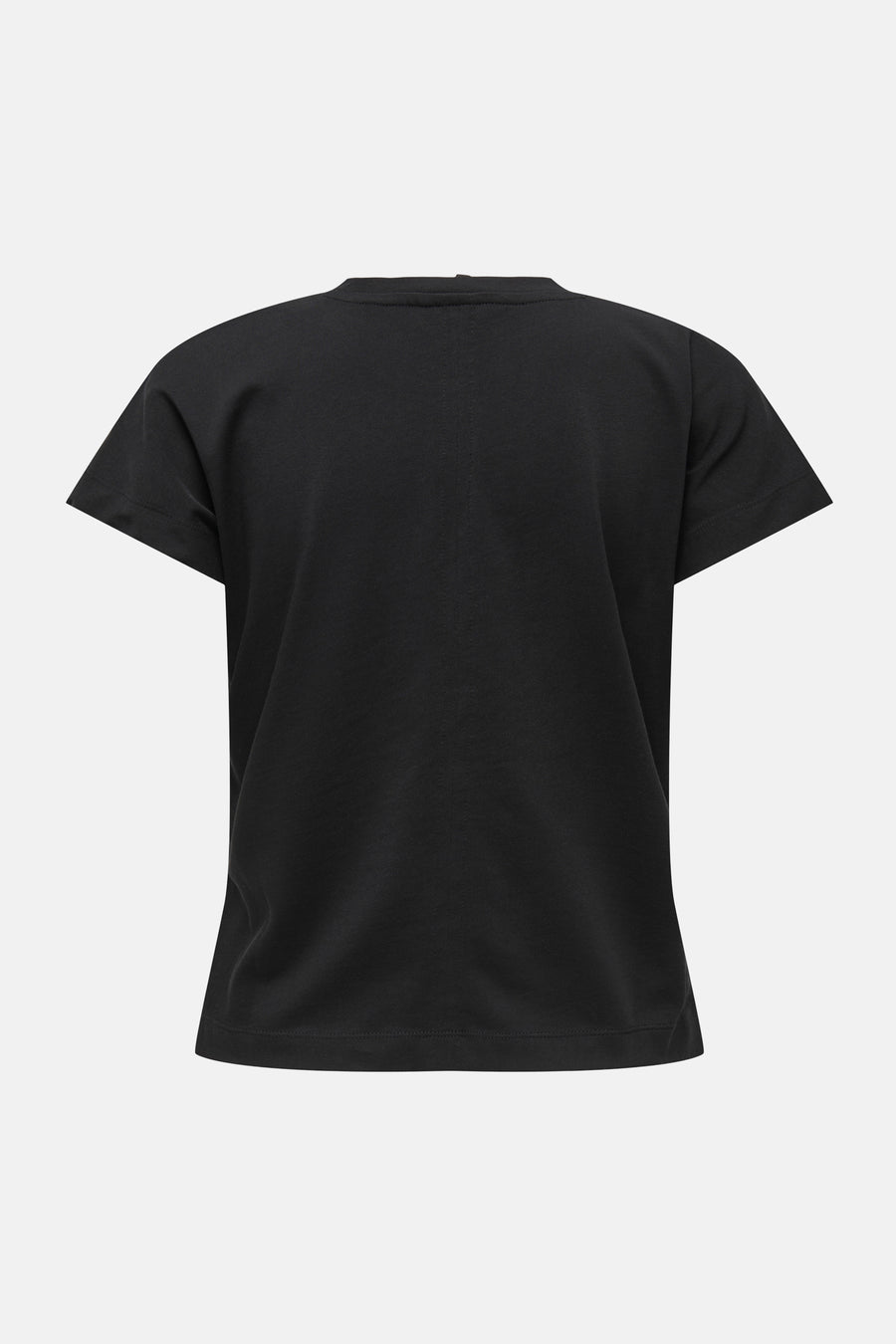 T-shirt noir à manches courtes ONLY, dos, sans motif.