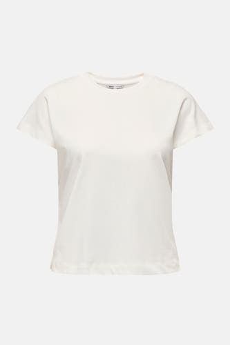 T-shirt blanc à manches courtes ONLY, design uni.