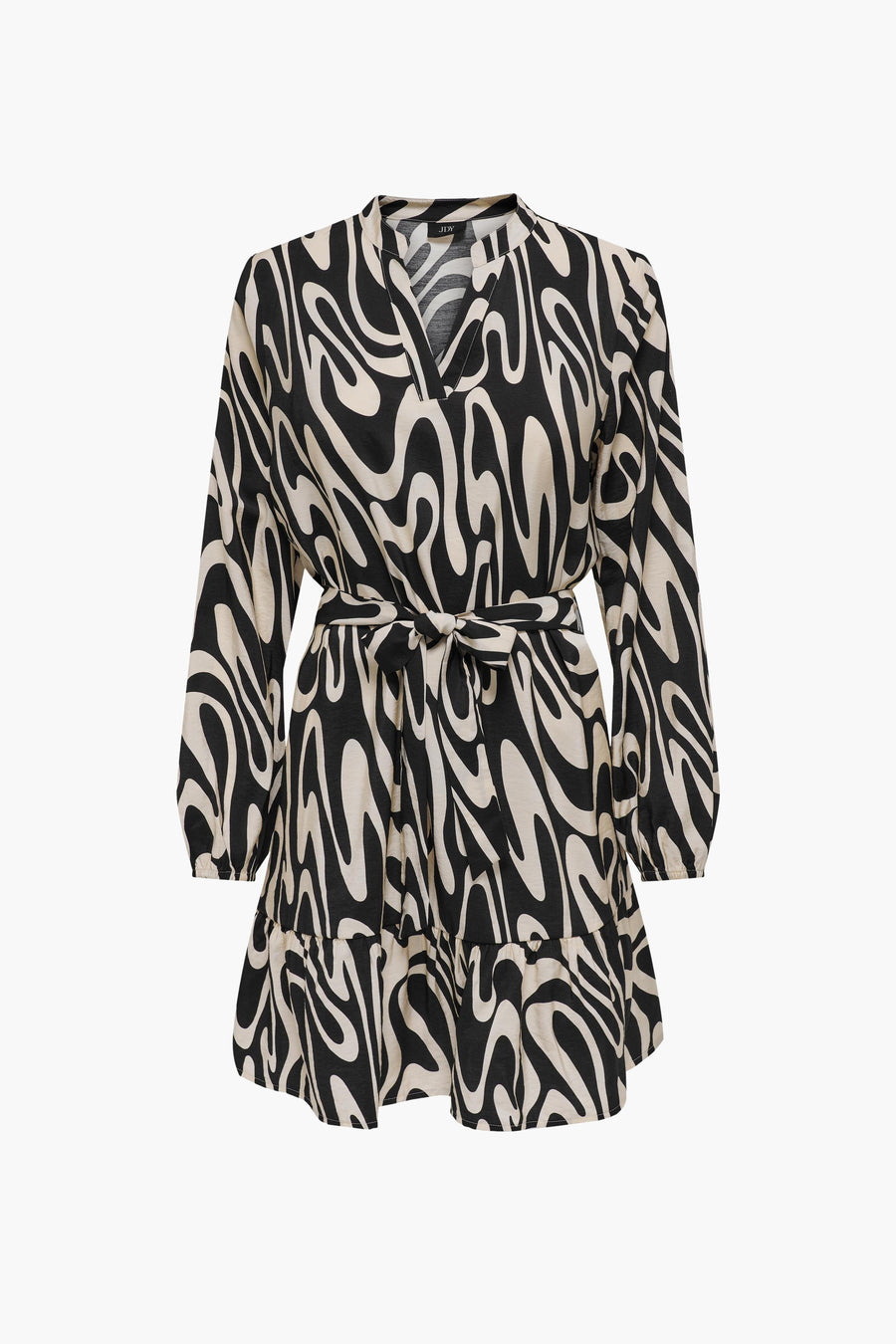 Robe &agrave; manches longues - noir