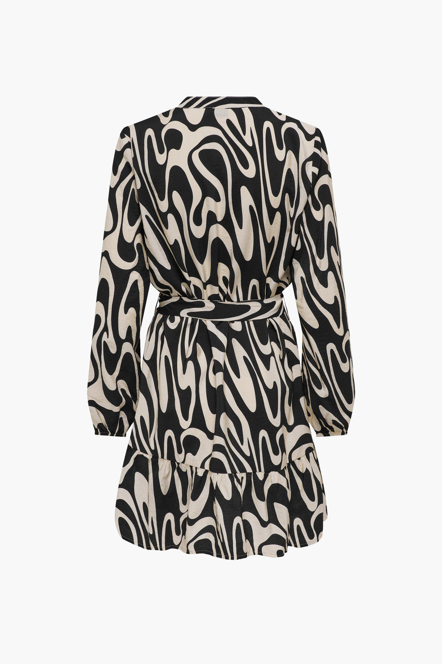 Robe &agrave; manches longues - noir