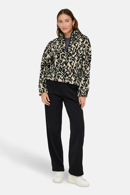 ONLNEW DALLAS L/S HIGHNECK ZIP SWT NOOS