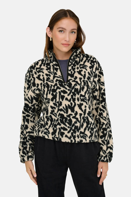 ONLNEW DALLAS L/S HIGHNECK ZIP SWT NOOS