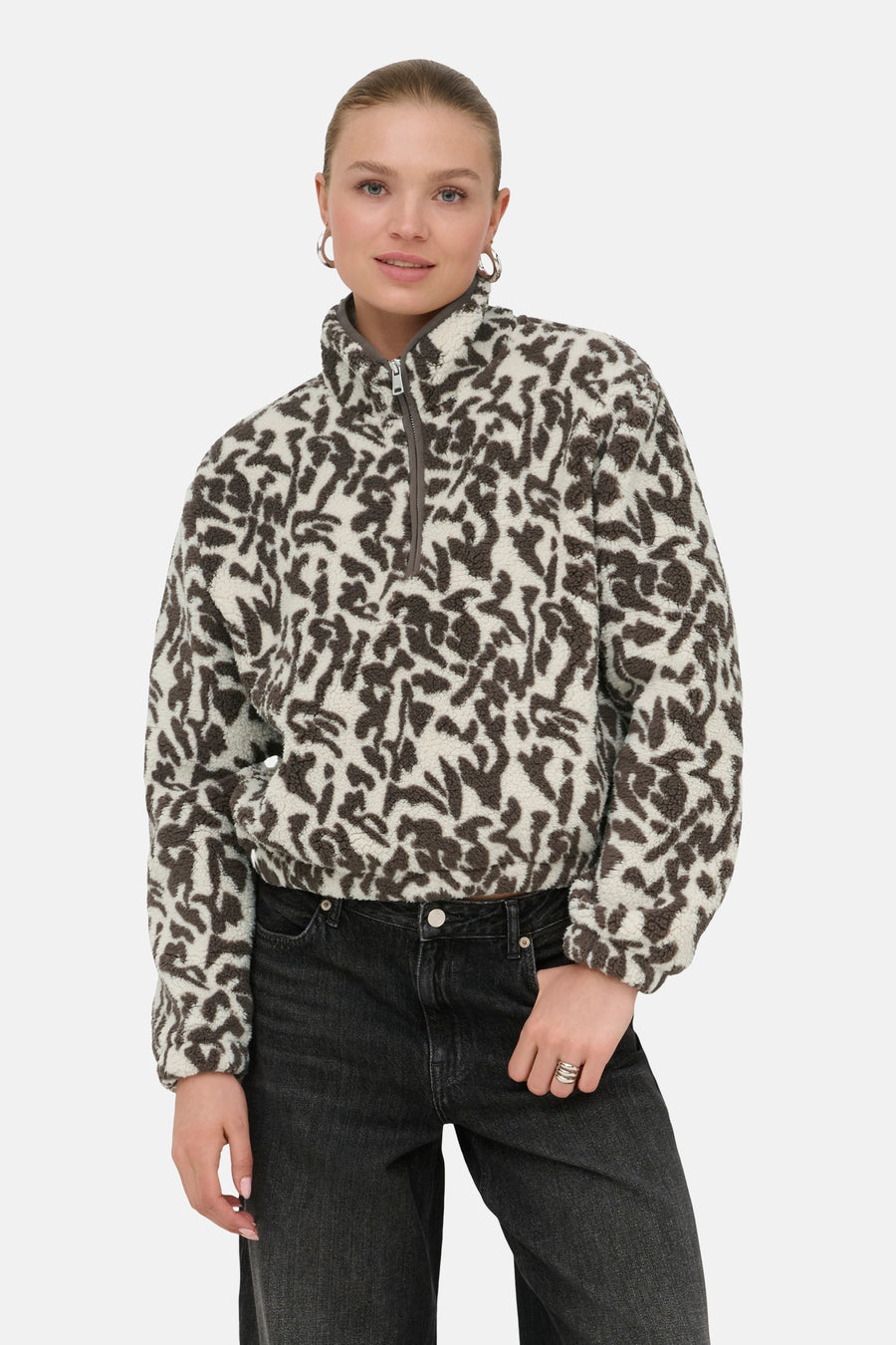 Sweater met ronde hals ecru - ONLY®