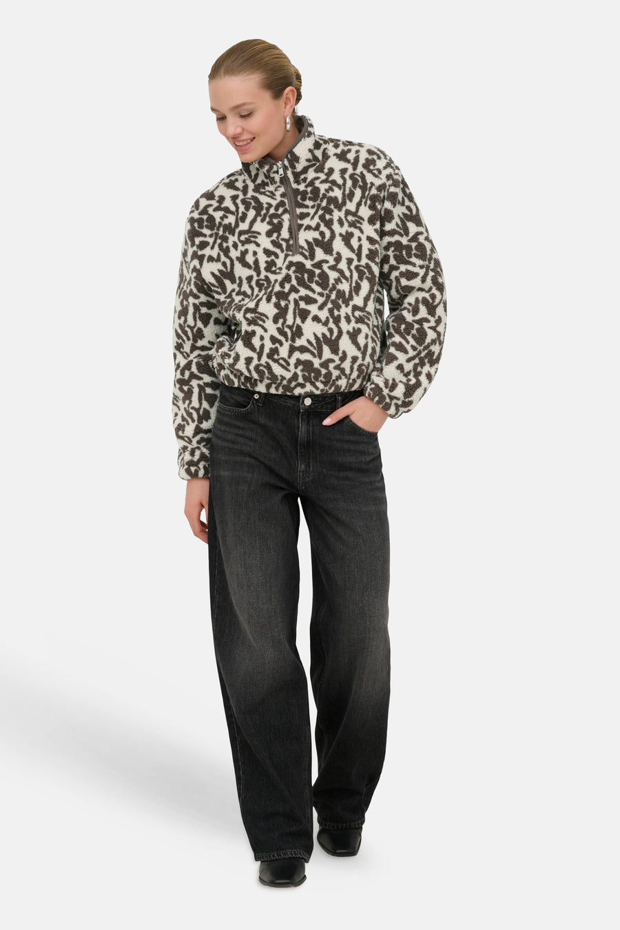 Sweater met ronde hals ecru - ONLY®