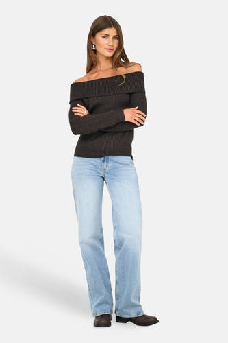 Trui (offshoulder) bruin - ONLY®