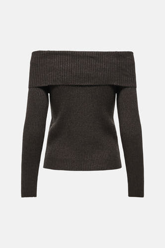Trui (offshoulder) bruin - ONLY®