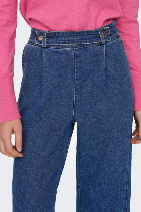 JDYGEGGO HW WIDE JEANS DNM
