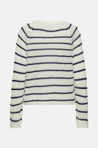 Pull met ronde hals - wit - JDY