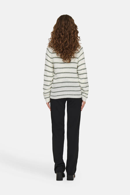 Trui met ronde hals Wit - JDY