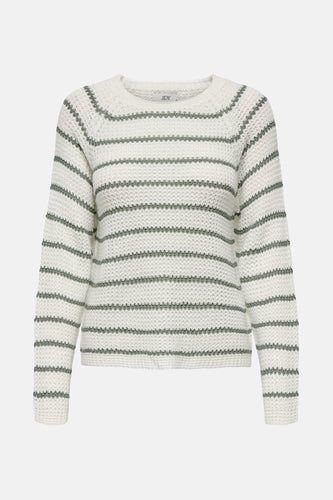 Pull met ronde hals - wit - JDY