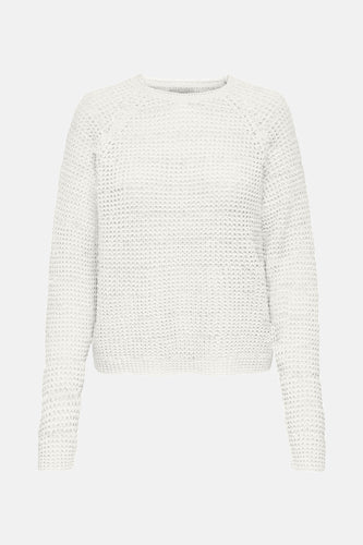 Pull met ronde hals - wit - JDY