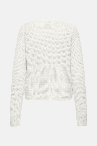 Pull met ronde hals - wit - JDY